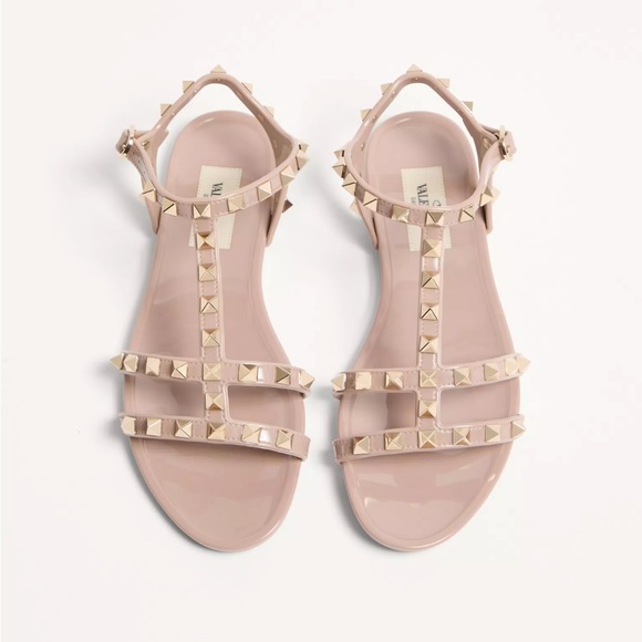 Valentino Shoes - Valentino Blush Studded Sandal
